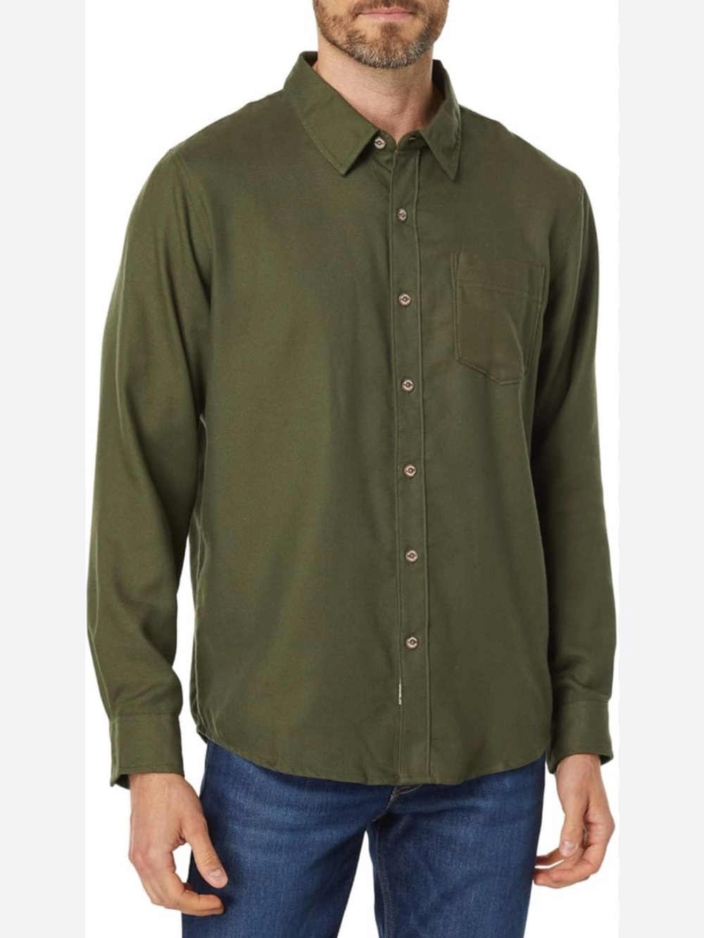 Marmot Fairfax Midweight Flannel Button Up Shirt Granola Olive Green Men’s L